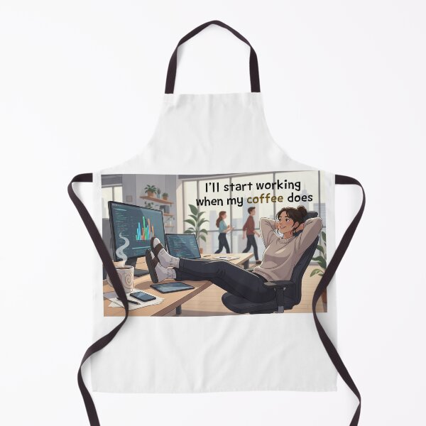 Item preview, I'll start working when my coffee does designed and sold by Misty Brook Designs.