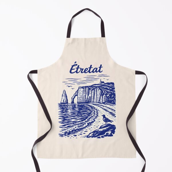 Item preview, Étretat – Normandy Cliffs Vintage Illustration designed and sold by Tattee.