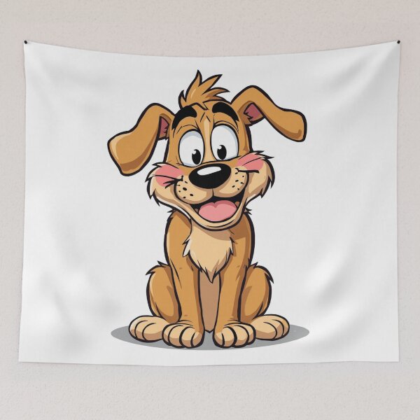 Item preview, Cheerful Blushing Puppy | Cute Happy Dog Kawaii Illustration designed and sold by SlomianyPisarz.