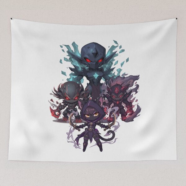 Item preview, Throne of the Abyss King – Chibi Dark Lords of Monzora designed and sold by Monzora.