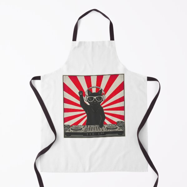 Item preview, DJ Cat Party Animal Music Lover designed and sold by Narutomarket.