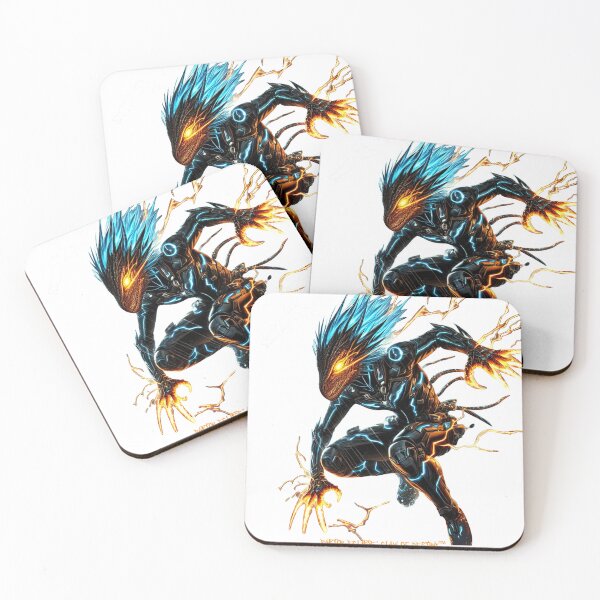 Item preview, Blue Neon Fighter designed and sold by Story Artist Studios.
