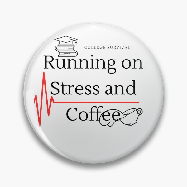 Item preview, Running on Stress and Coffee designed and sold by zeroverse0.