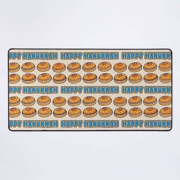 Item preview, Happy Hanukkah, Jelly Donuts - English. designed and sold by UltraQuirky.