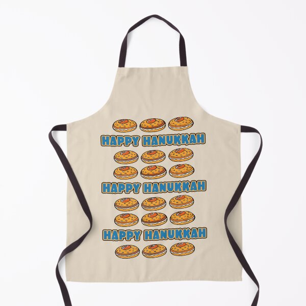 Item preview, Happy Hanukkah, Jelly Donuts - English. designed and sold by UltraQuirky.