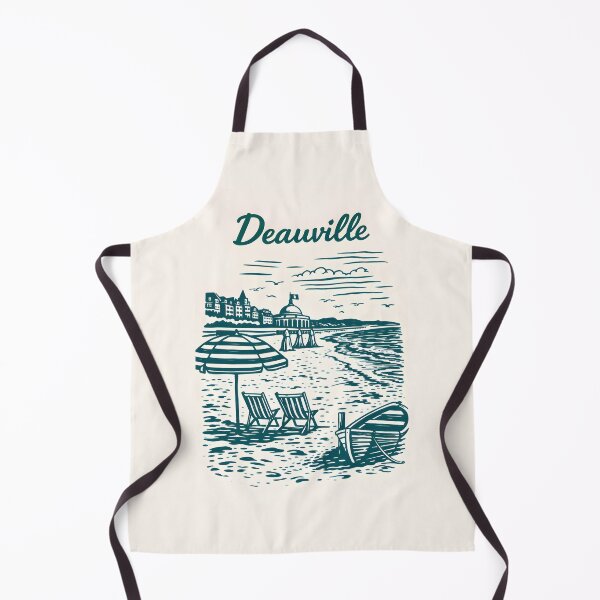 Item preview, Deauville – Normandy Beach Vintage Illustration designed and sold by Tattee.
