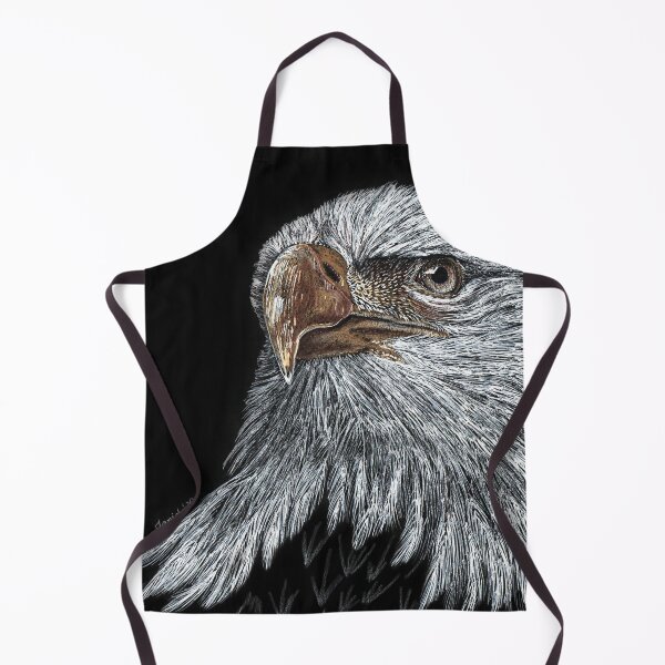 Item preview, Guardian of the Skies - Bald Eagle Realistic Ink & Pencil Drawing designed and sold by JanidAlfaro.