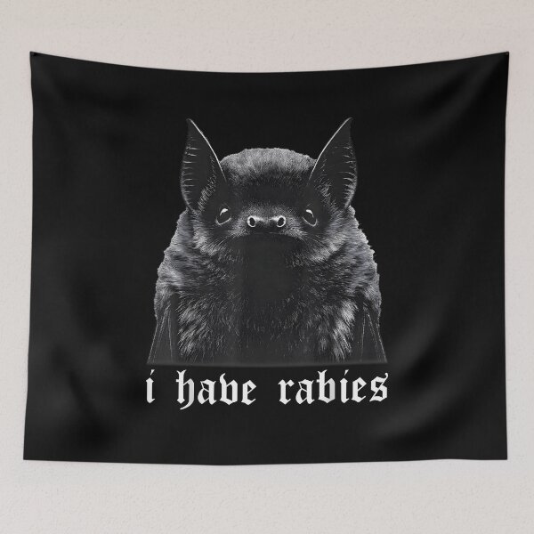 Item preview, I Have Rabies Bat designed and sold by ChestOutLoud.