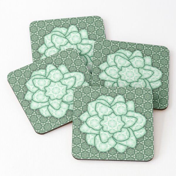 Item preview, Star of David, Pattern 2, Flower - Light Green. designed and sold by UltraQuirky.
