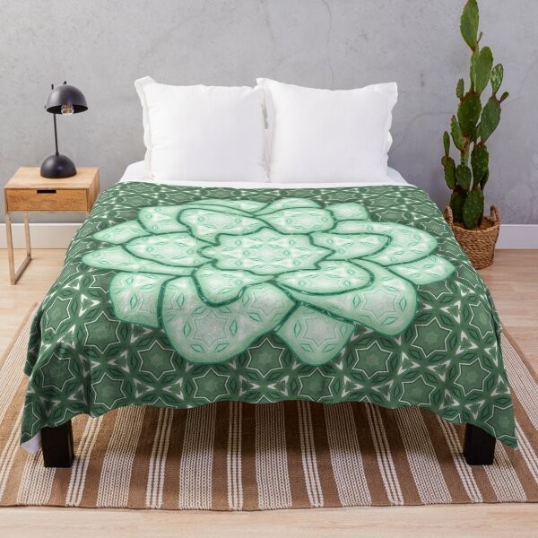 Item preview, Star of David, Pattern 2, Flower - Light Green. designed and sold by UltraQuirky.