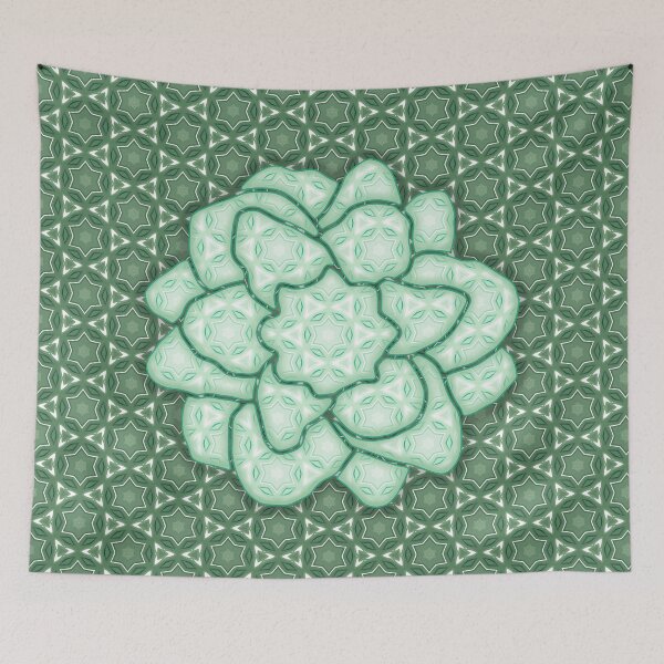 Item preview, Star of David, Pattern 2, Flower - Light Green. designed and sold by UltraQuirky.