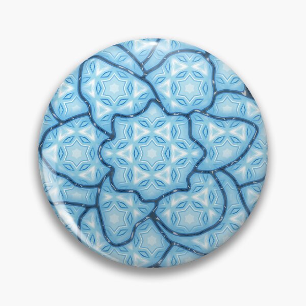 Item preview, Star of David, Pattern 2, Flower - Light Blue. designed and sold by UltraQuirky.