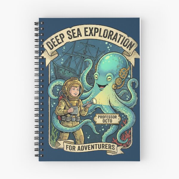 Item preview, Abyssal Allies: The Professor's Deep Sea Discovery designed and sold by AwesomeBeyondLimits.