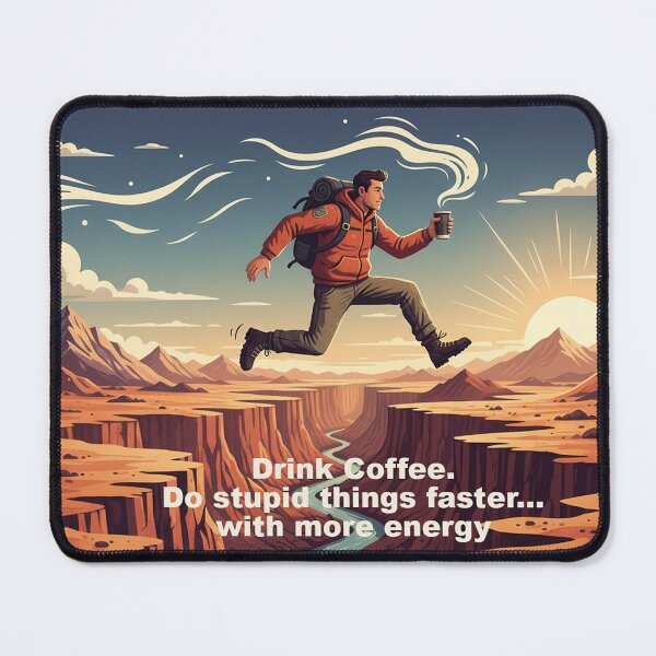 Item preview, Powered by coffee designed and sold by Misty Brook Designs.