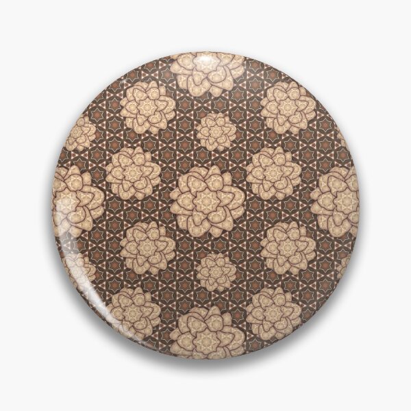 Item preview, Star of David, Pattern 2, Floral - Light Beige. designed and sold by UltraQuirky.