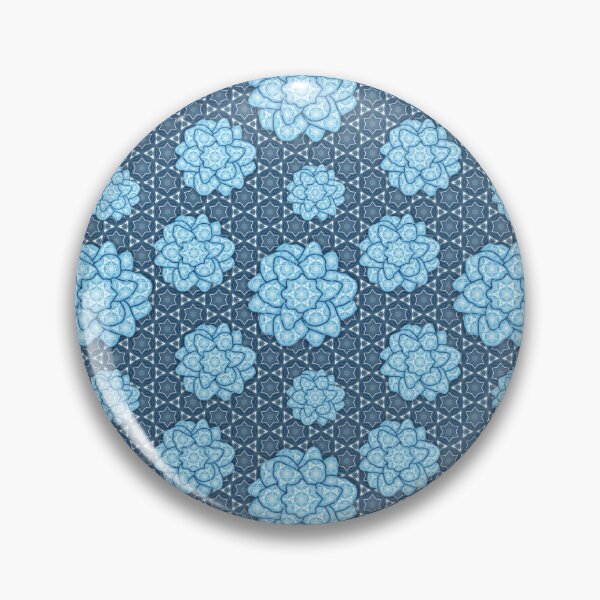 Item preview, Star of David, Pattern 2, Floral - Light Blue. designed and sold by UltraQuirky.
