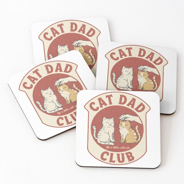 Item preview, Cat Dad Club Life Is Better With Cats - Funny Cat Dad Father’s Day designed and sold by ArtiLush ⭐⭐⭐⭐⭐.