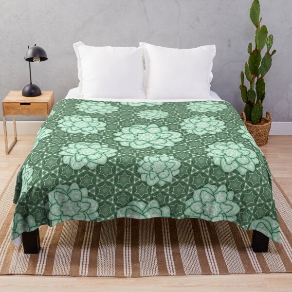 Item preview, Star of David, Pattern 2, Floral - Light Green. designed and sold by UltraQuirky.