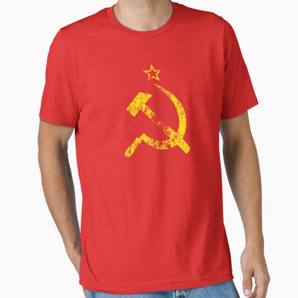 Item preview, Russian Soviet flag Hammer and Sickle gift classic vintage distressed look. designed and sold by ComboT.