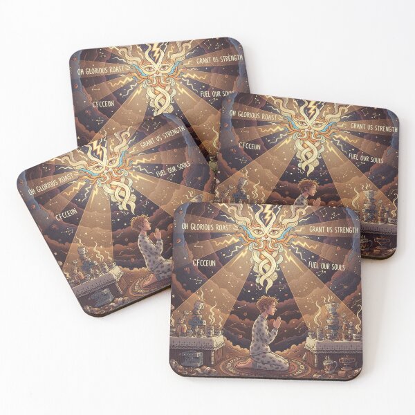 Item preview, Praying to the coffee gods designed and sold by Misty Brook Designs.