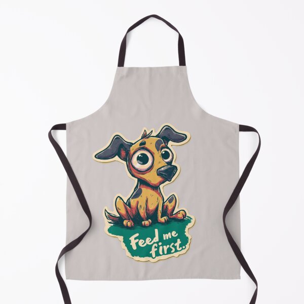 Item preview, Hungry Dog Funny Illustration designed and sold by Kat's Design Hub.