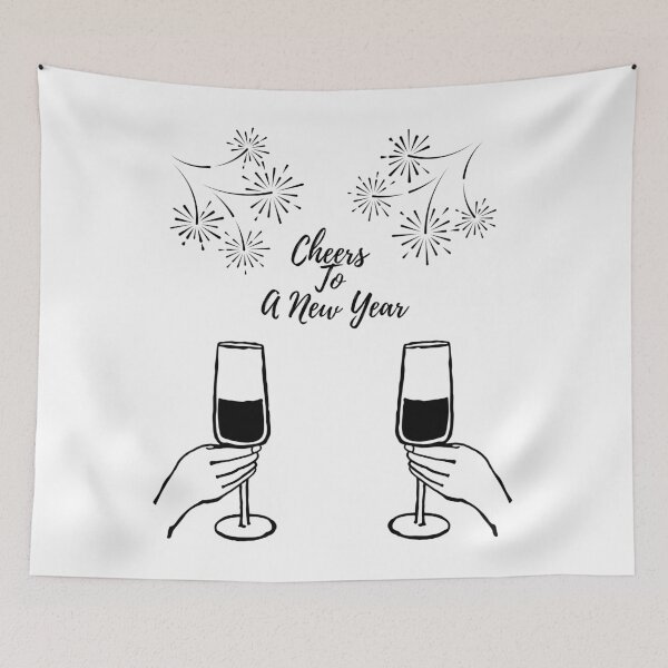 Item preview, Cheers To A New Year. designed and sold by Dinasshop.