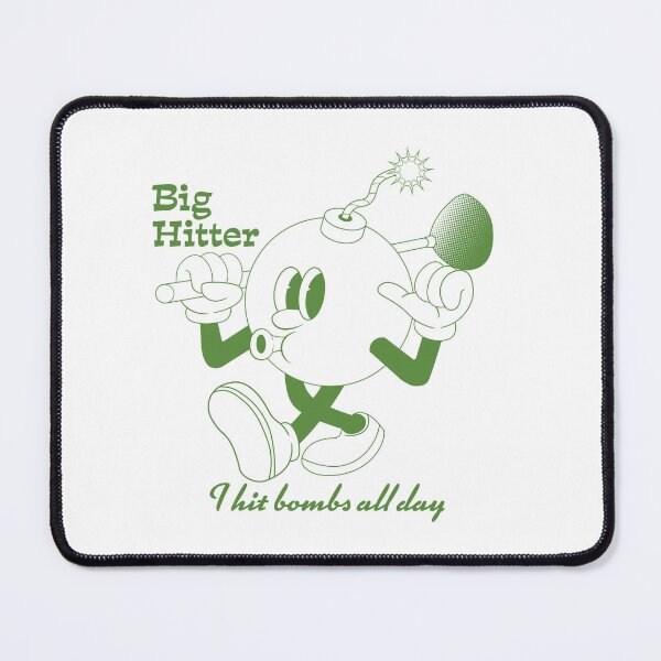 Item preview, Long Hitter Retro Golf Mascot designed and sold by wilcoxm19.