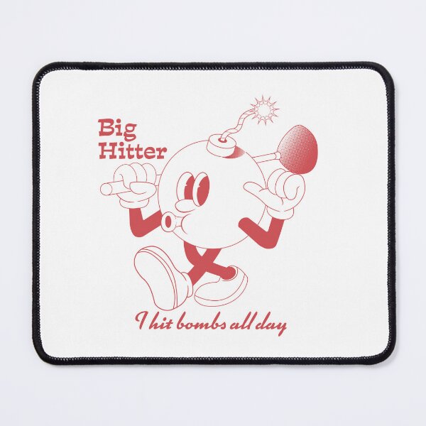 Item preview, Long Hitter Retro Golf Mascot (Red) designed and sold by wilcoxm19.