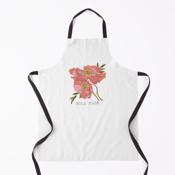 Item preview, Hola Flor – Minimal Floral Spanish Typography Design designed and sold by TalkTee Me.