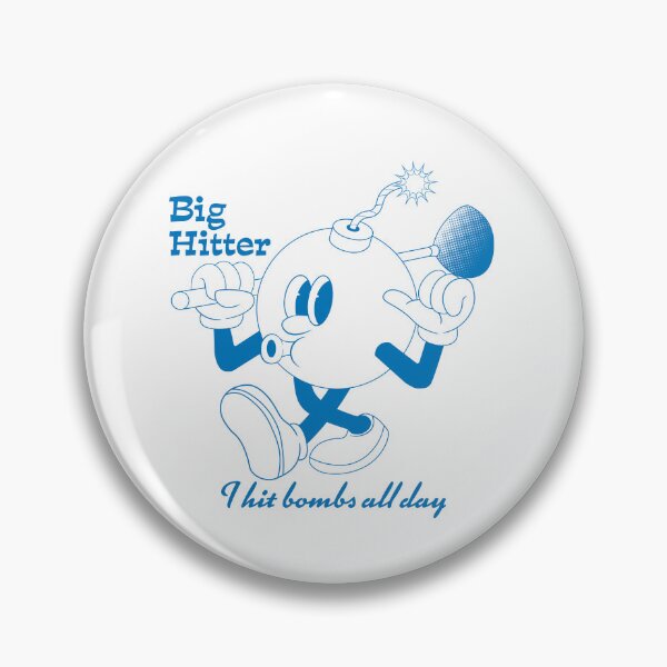 Item preview, Long Hitter Retro Golf Mascot (Blue) designed and sold by wilcoxm19.