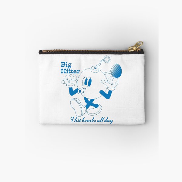 Item preview, Long Hitter Retro Golf Mascot (Blue) designed and sold by wilcoxm19.