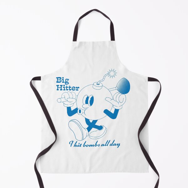 Item preview, Long Hitter Retro Golf Mascot (Blue) designed and sold by wilcoxm19.