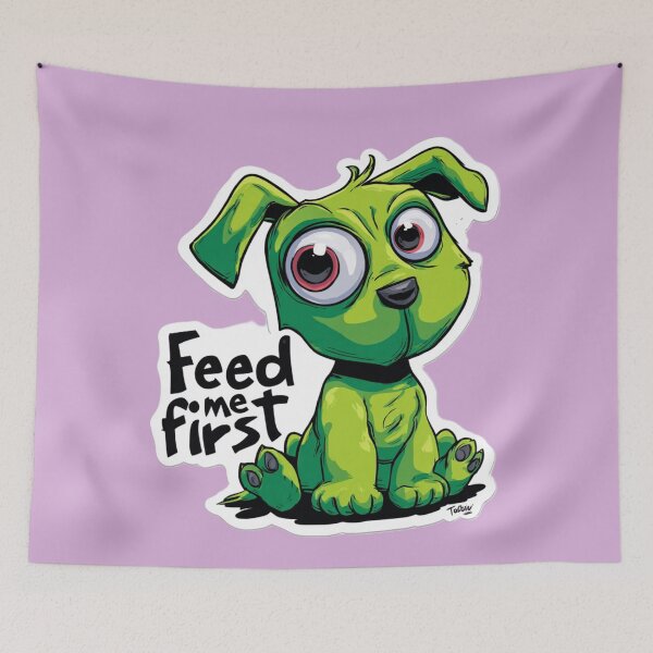 Item preview, Mischievous Dog Cartoon Art designed and sold by Kat's Design Hub.