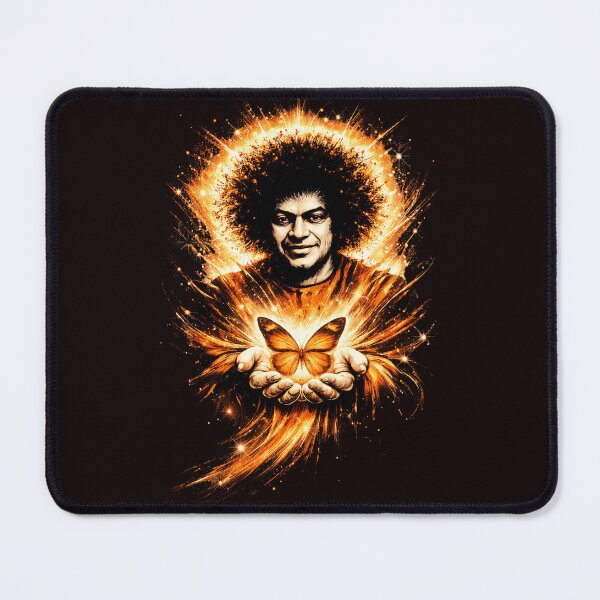 Item preview, Sathya Sai Baba With A Butterfly designed and sold by Anniko Art Studio.