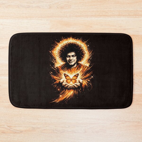 Item preview, Sathya Sai Baba With A Butterfly designed and sold by Anniko Art Studio.