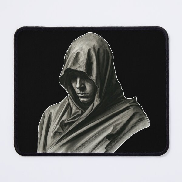 Item preview, portrait of a dark man designed and sold by snoWorkshop.