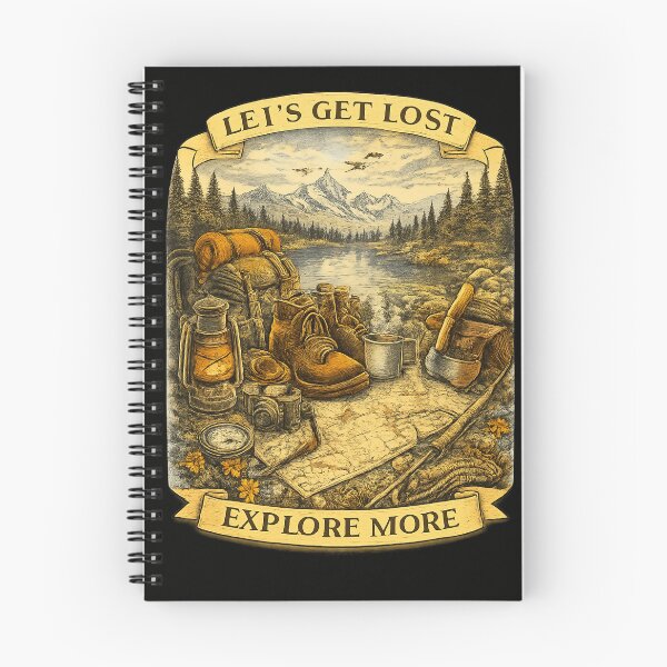 Item preview, Let’s Get Lost – Vintage Adventure Tattoo Art designed and sold by LevelUpLab.