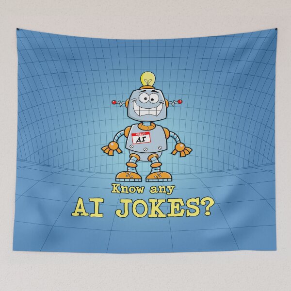 Item preview, AI Jokes. designed and sold by UltraQuirky.