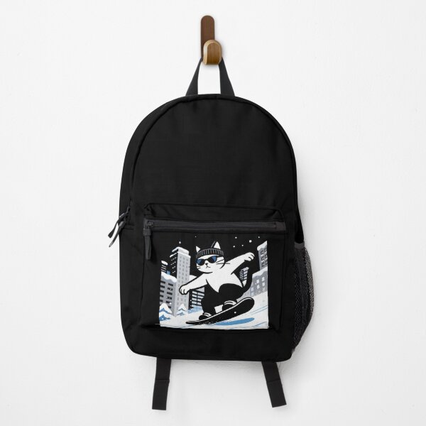 Item preview, Cool Cat Snowboarding Streetwear Illustration designed and sold by Uglyandcute.
