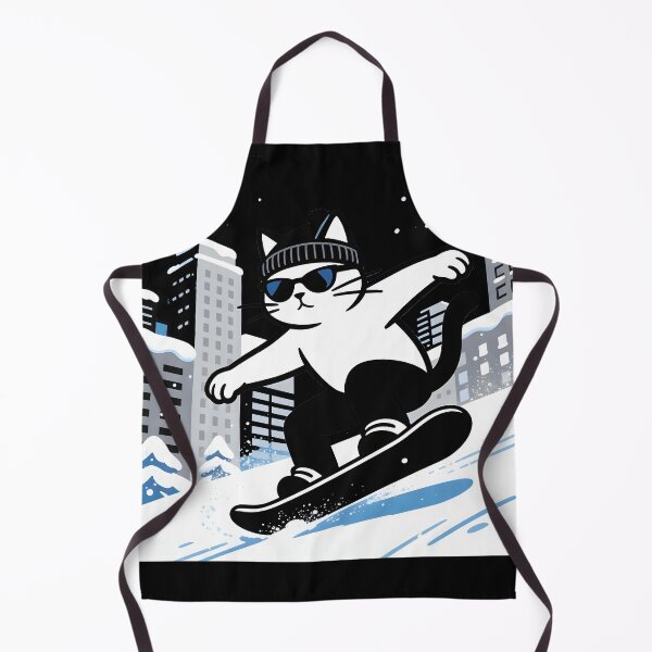 Item preview, Cool Cat Snowboarding Streetwear Illustration designed and sold by Uglyandcute.