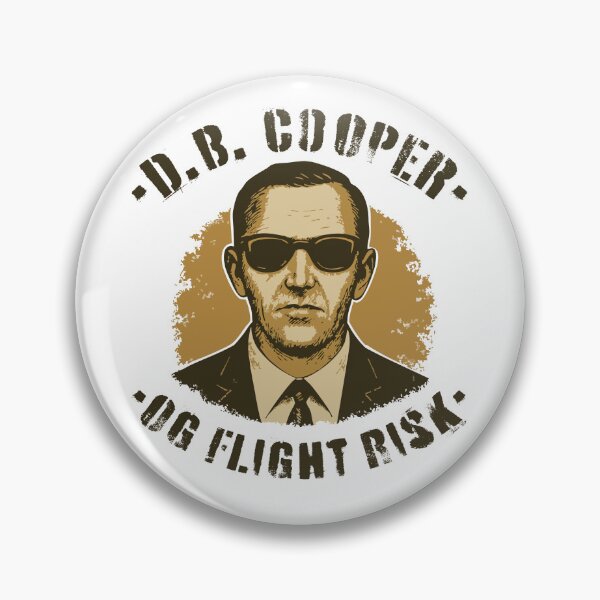 Item preview, D.B. Cooper OG Flight Risk II designed and sold by Get the Salt .