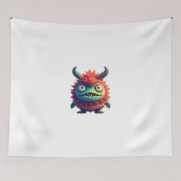 Item preview, Cute Horned Monster Character designed and sold by RED-MOUSE.