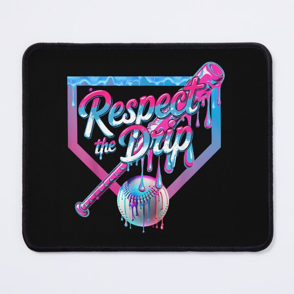 Item preview, Ice Cream Drip Baseball Bat designed and sold by ChestOutLoud.