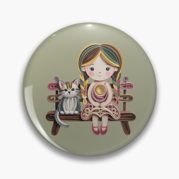 Item preview, Gray kitten,style quilling. designed and sold by elegantpaterns.