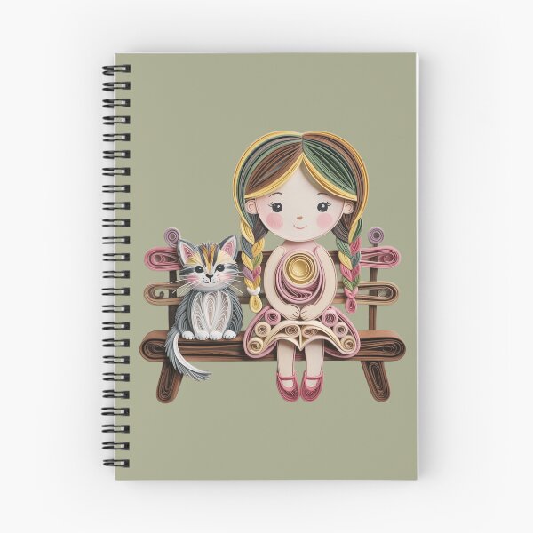 Item preview, Gray kitten,style quilling. designed and sold by elegantpaterns.