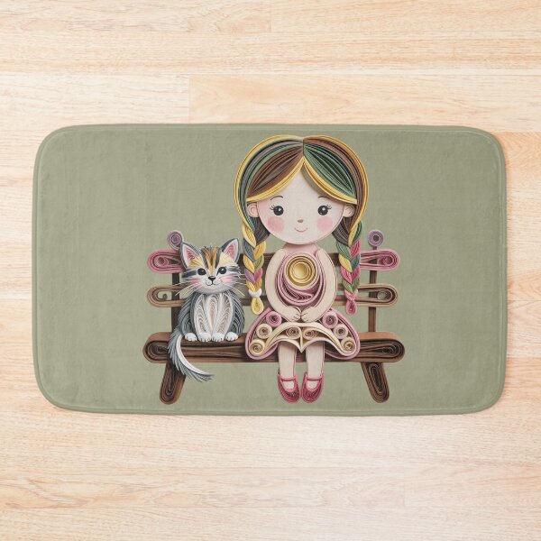 Item preview, Gray kitten,style quilling. designed and sold by elegantpaterns.