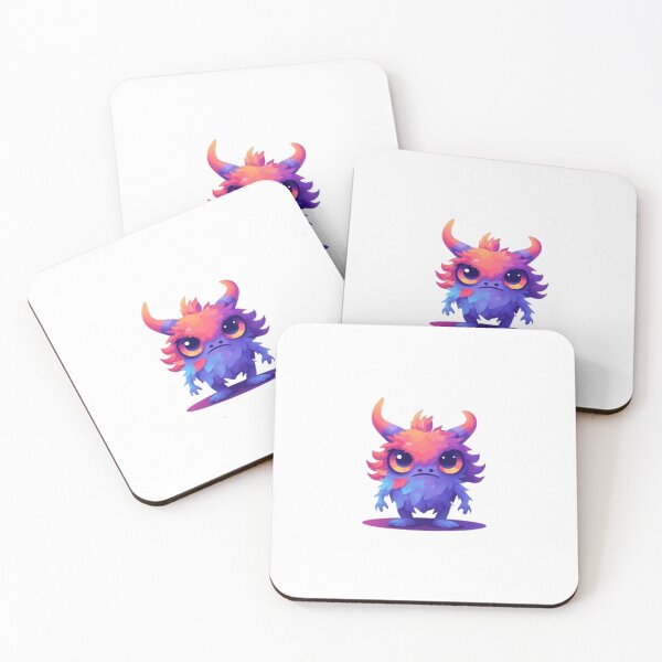 Item preview, Cute Colorful Horned Monster designed and sold by RED-MOUSE.