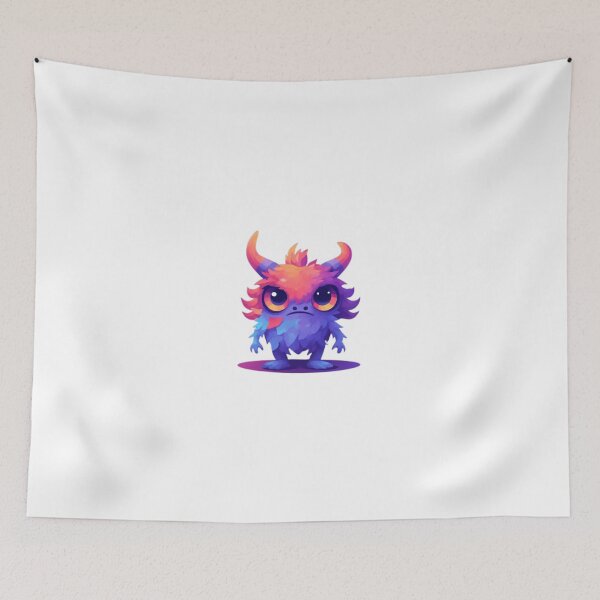 Item preview, Cute Colorful Horned Monster designed and sold by RED-MOUSE.