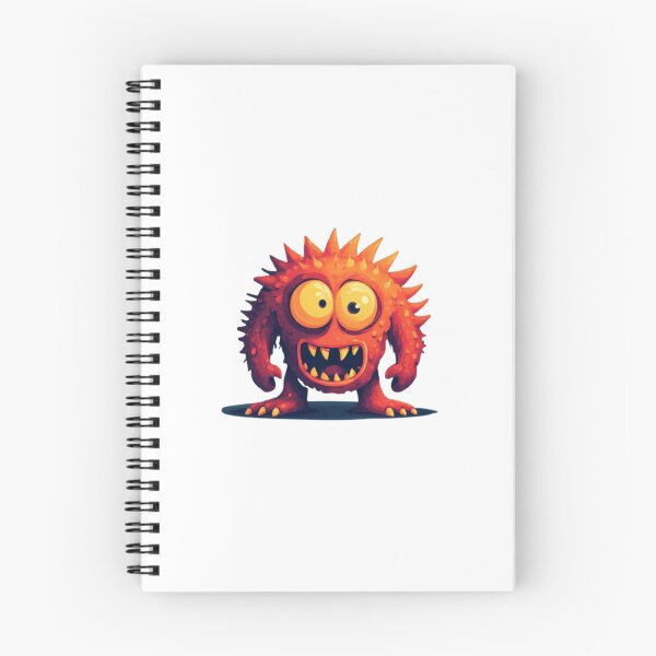 Item preview, Cute Spiky Red Monster designed and sold by RED-MOUSE.