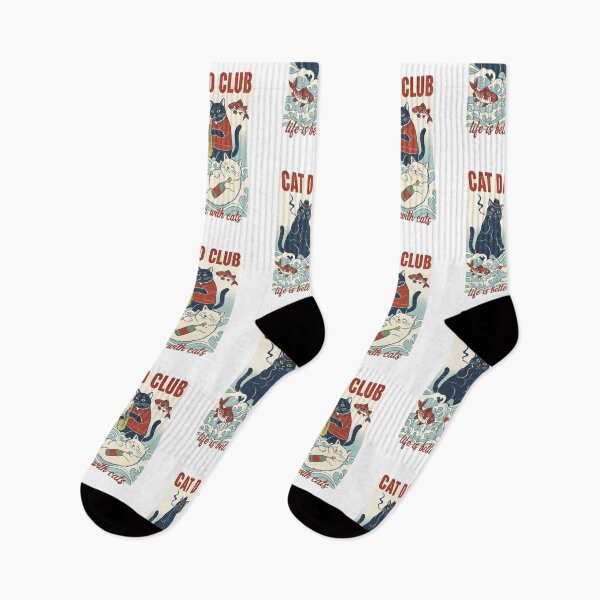 Item preview, Cat Dad Club - Life Is Better With Cats - Vintage Jazz Cat Meme Art designed and sold by ArtiLush ⭐⭐⭐⭐⭐.